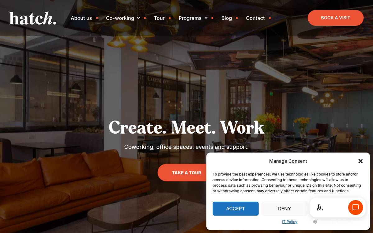 Hatch Works website preview