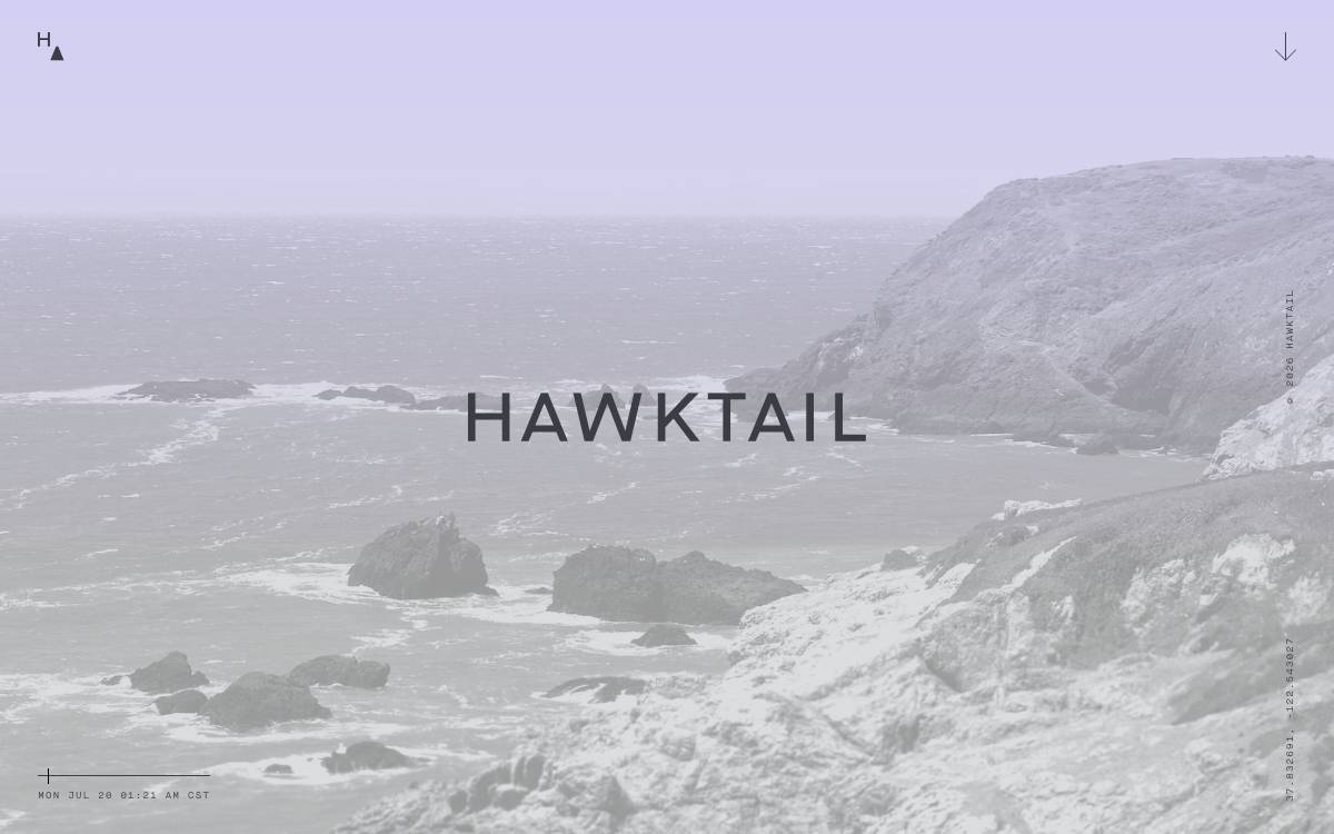 HAWKTAIL website preview