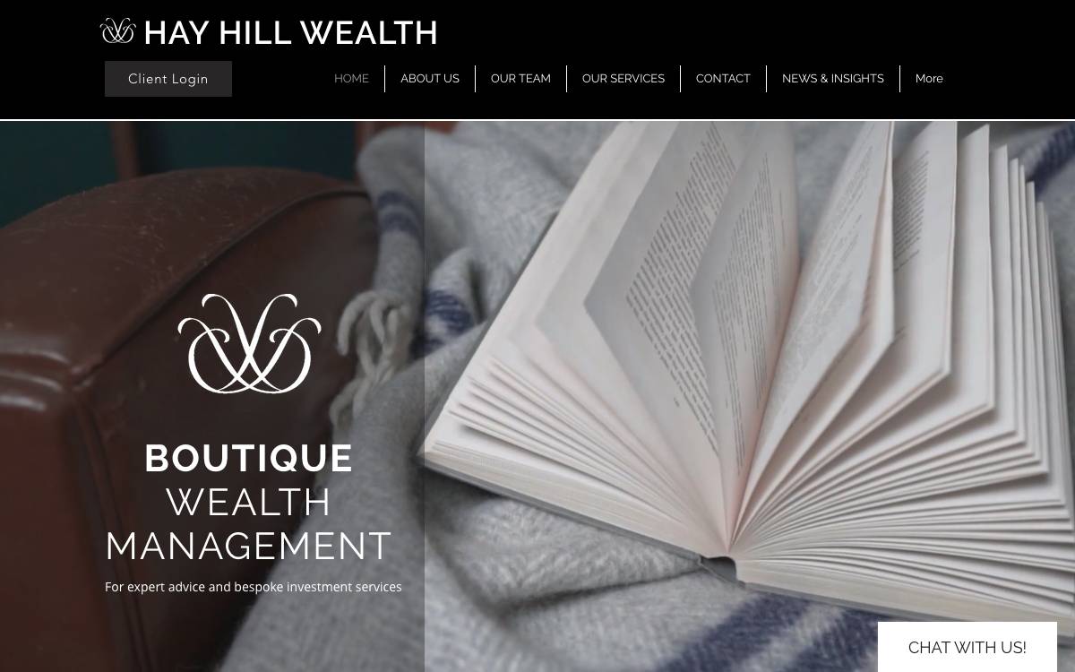 Hay Hill Wealth Management website preview