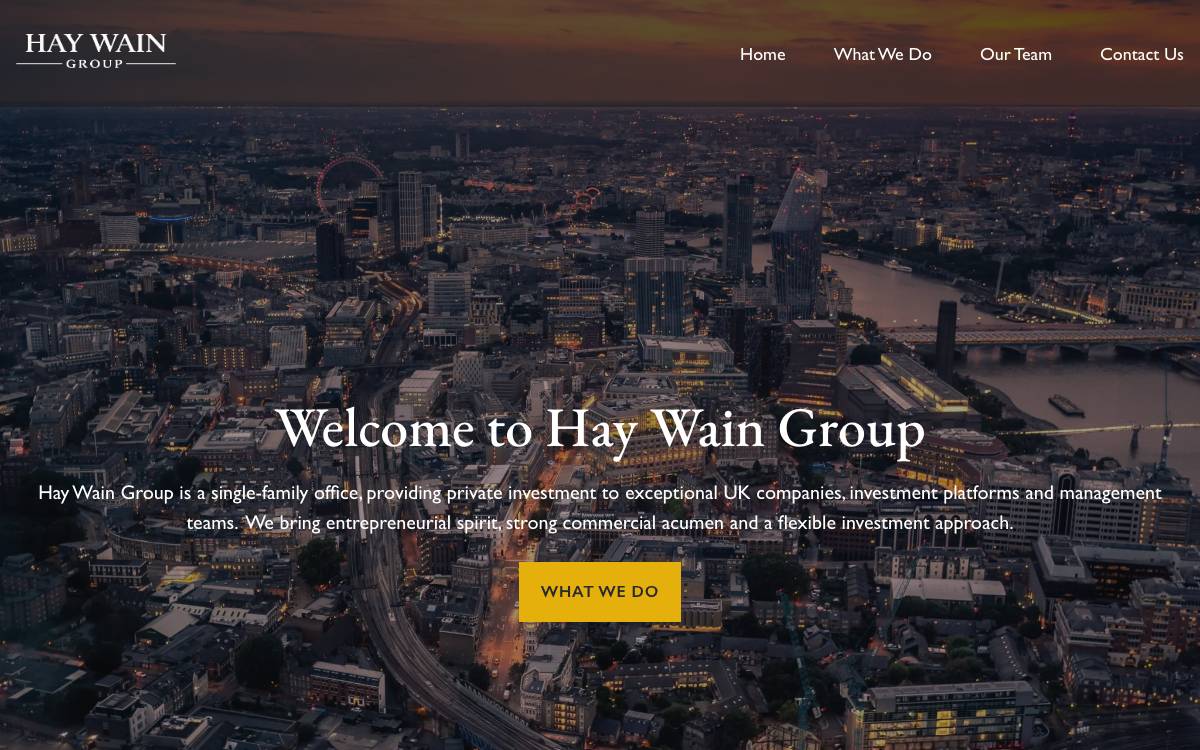 Hay Wain website preview