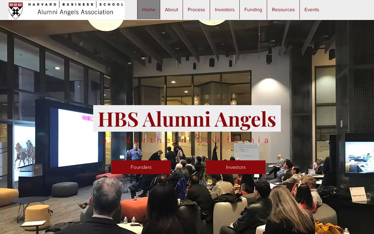 HBS Alumni Angels website preview