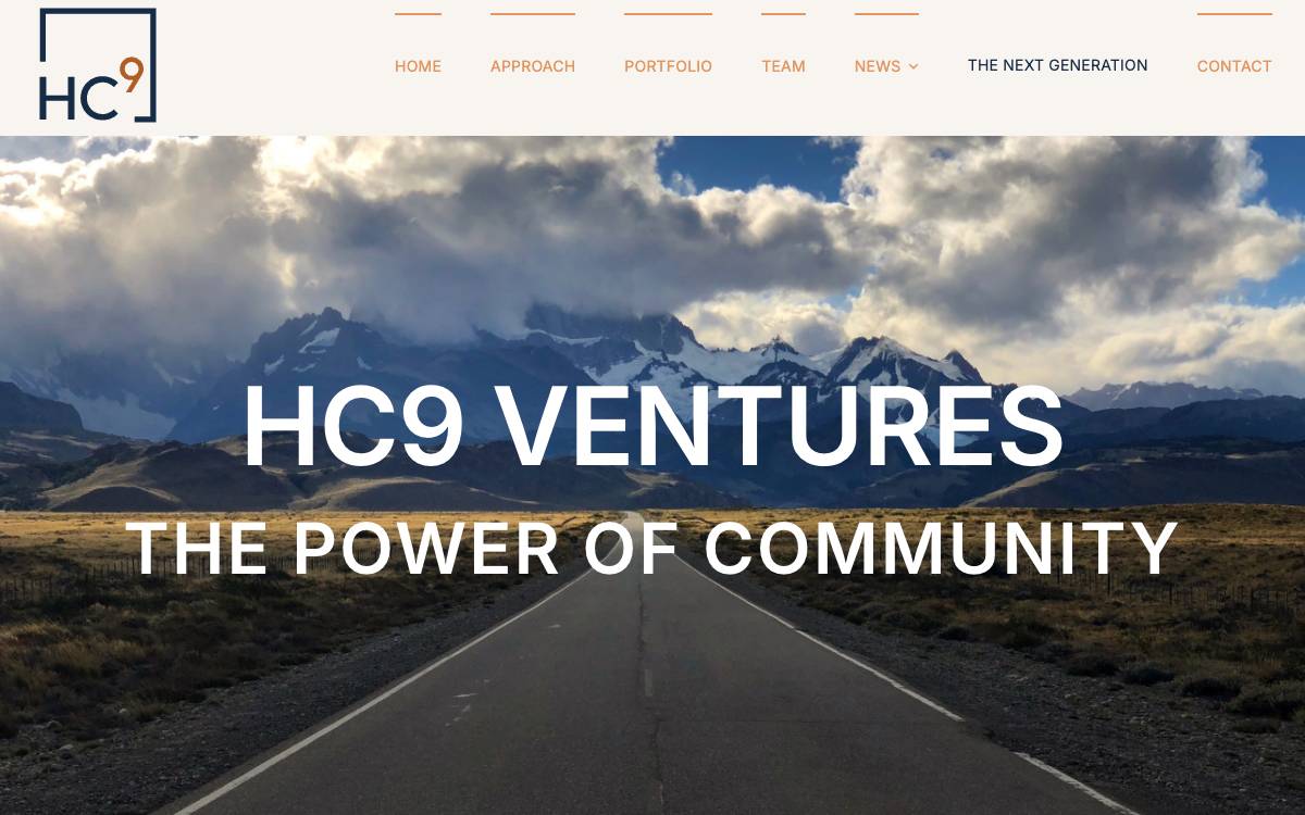 HC9 Ventures website preview