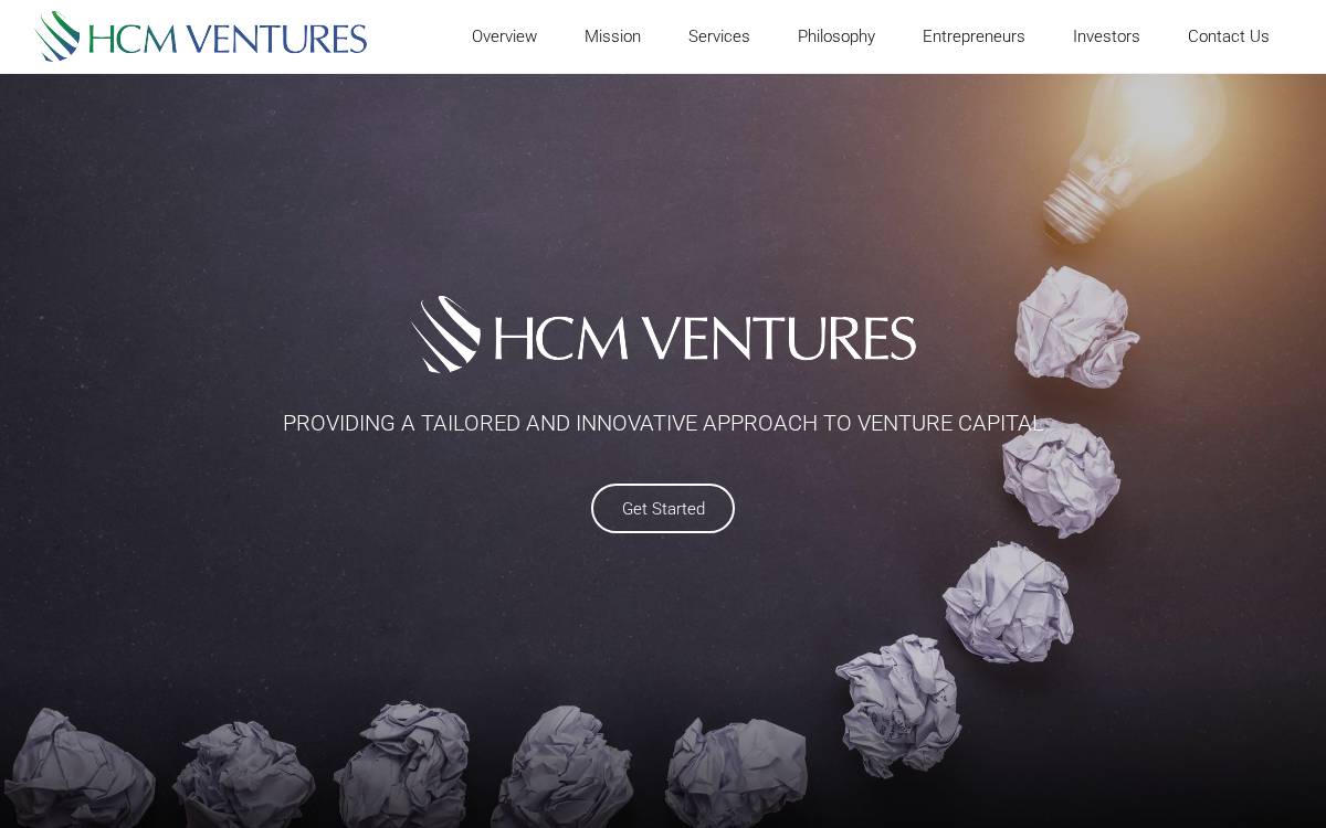 HCM Venture website preview
