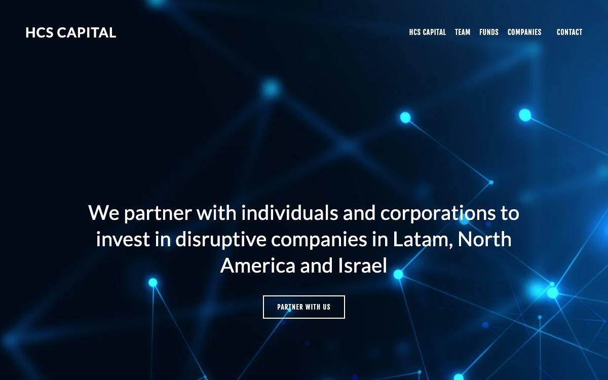 HCS Capital website preview