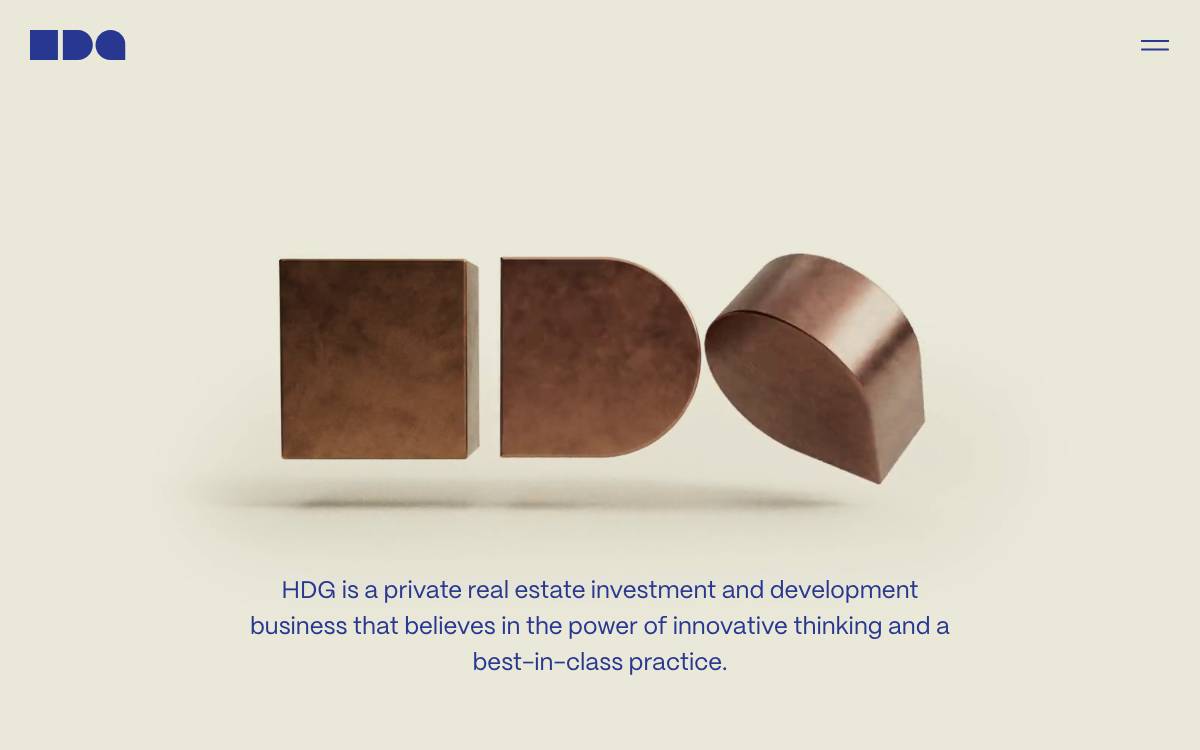 HDG LTD website preview