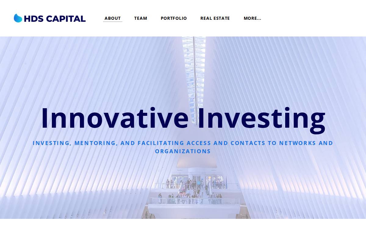 HDS Capital website preview