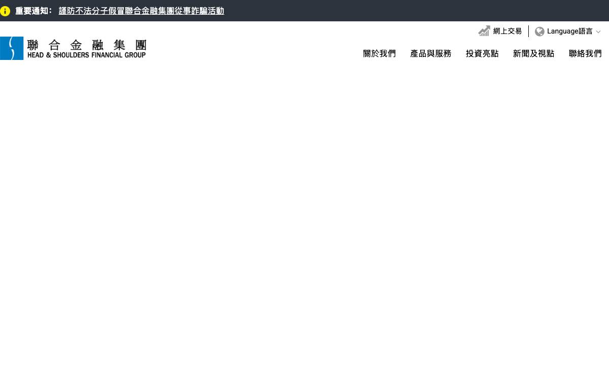 Head & Shoulders Financial Group website preview