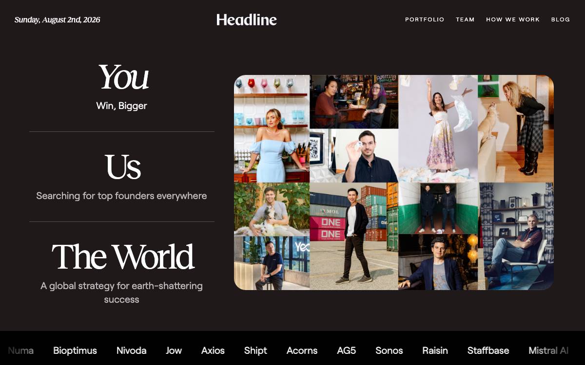 Headline Growth Management, LLC website preview