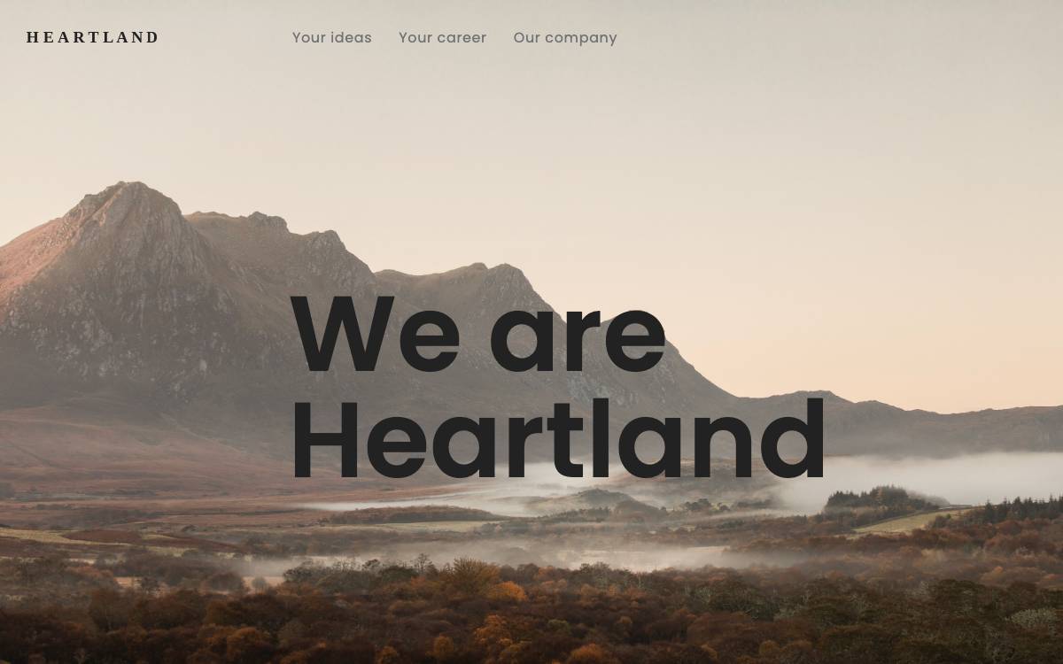 Heartland website preview