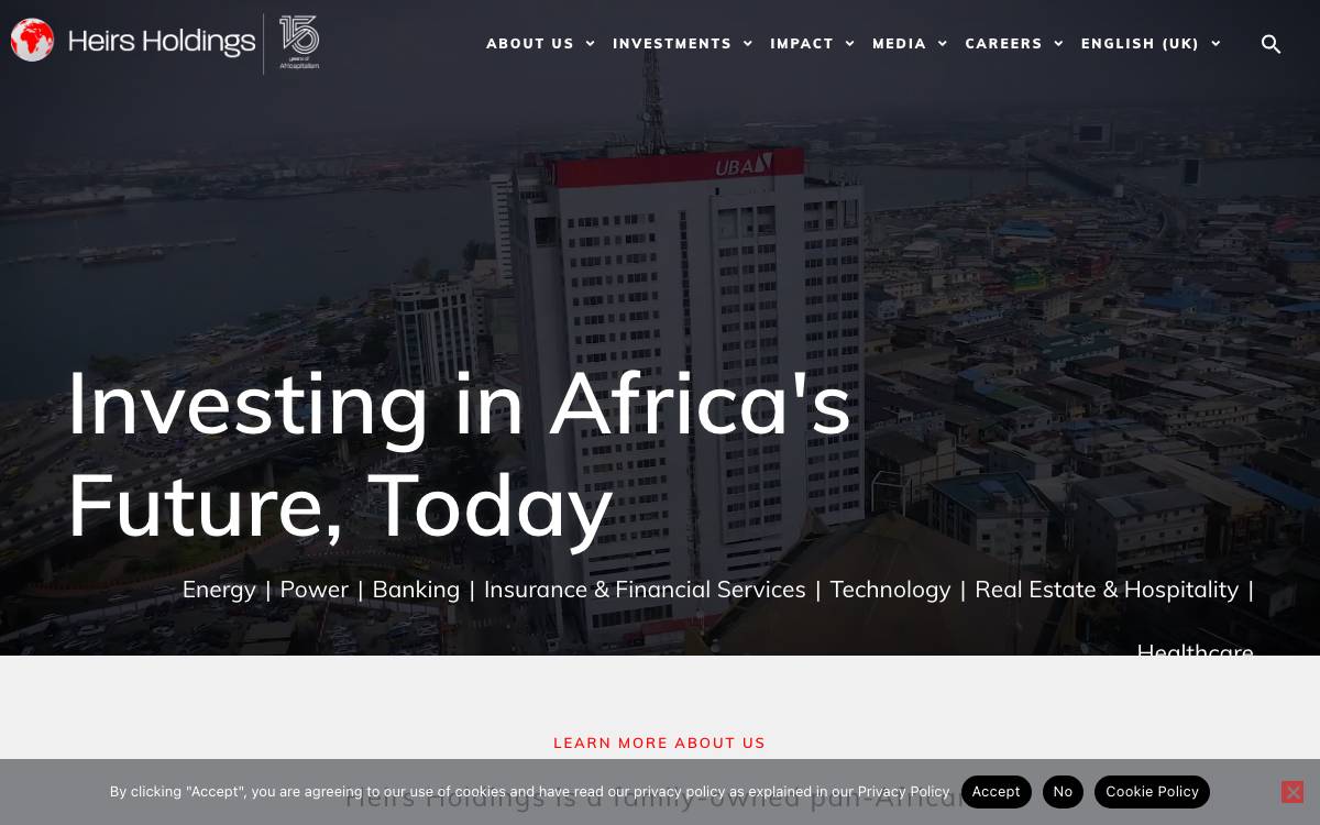 Heirs Holdings website preview