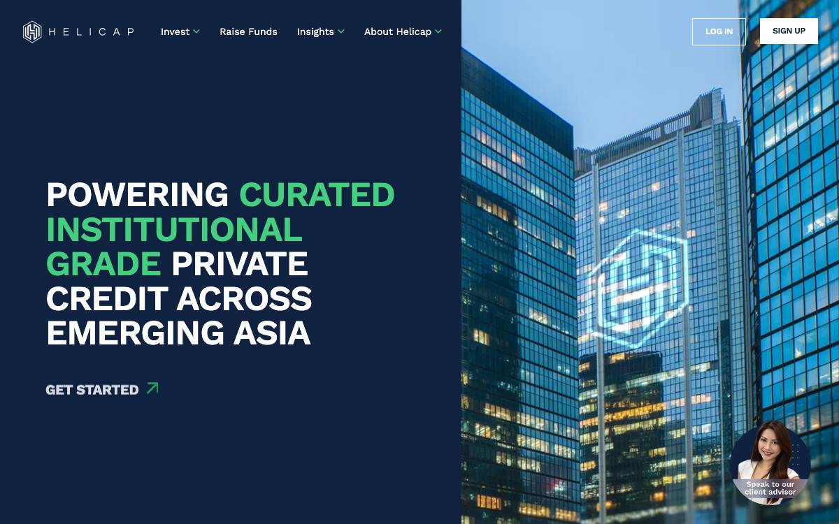 Helicap website preview