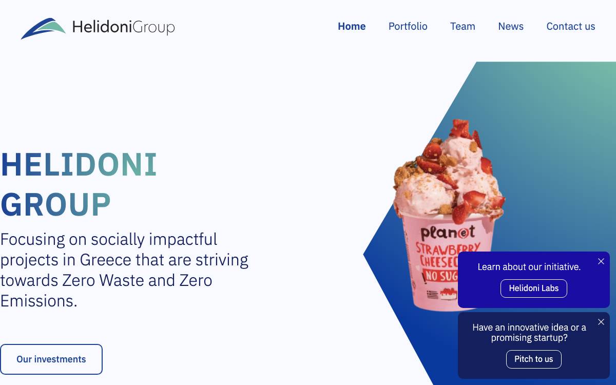 Helidoni Group website preview
