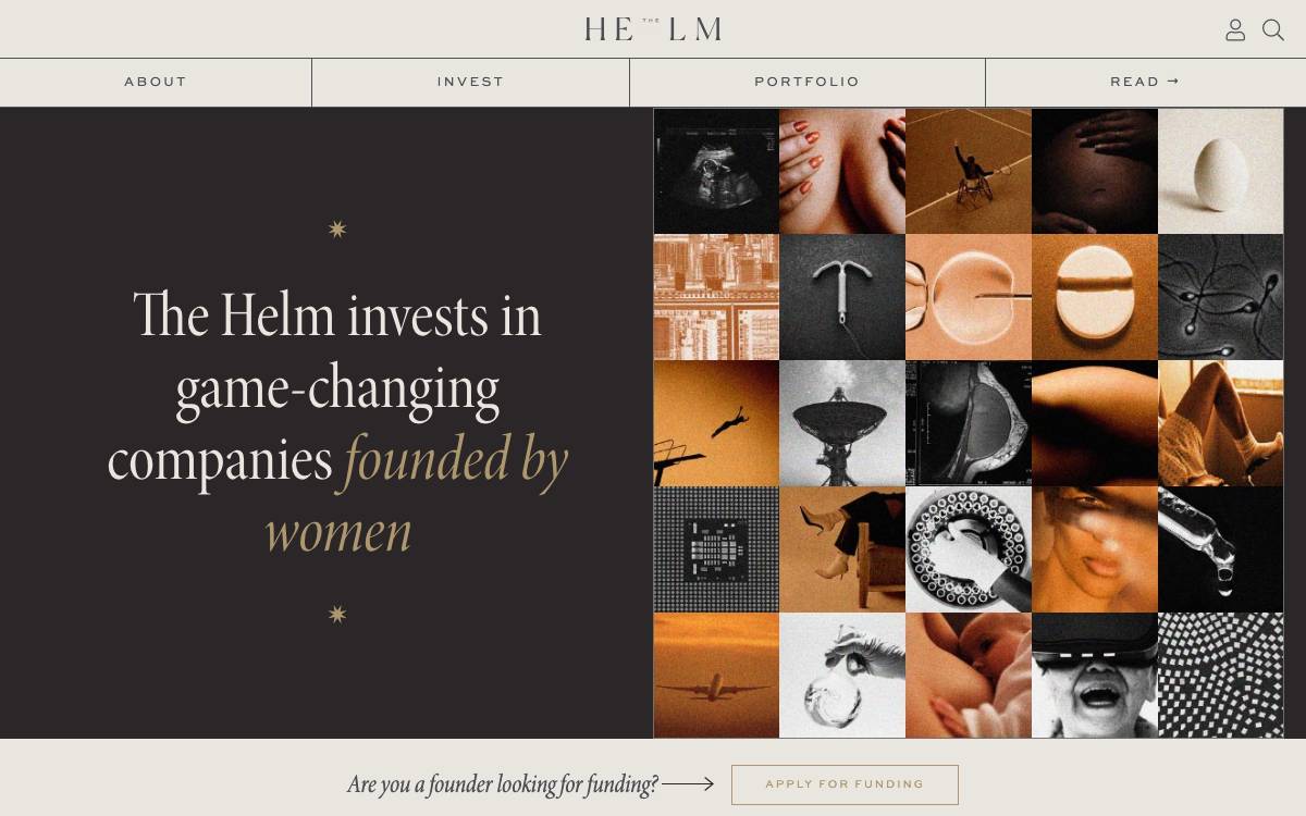 Helm website preview