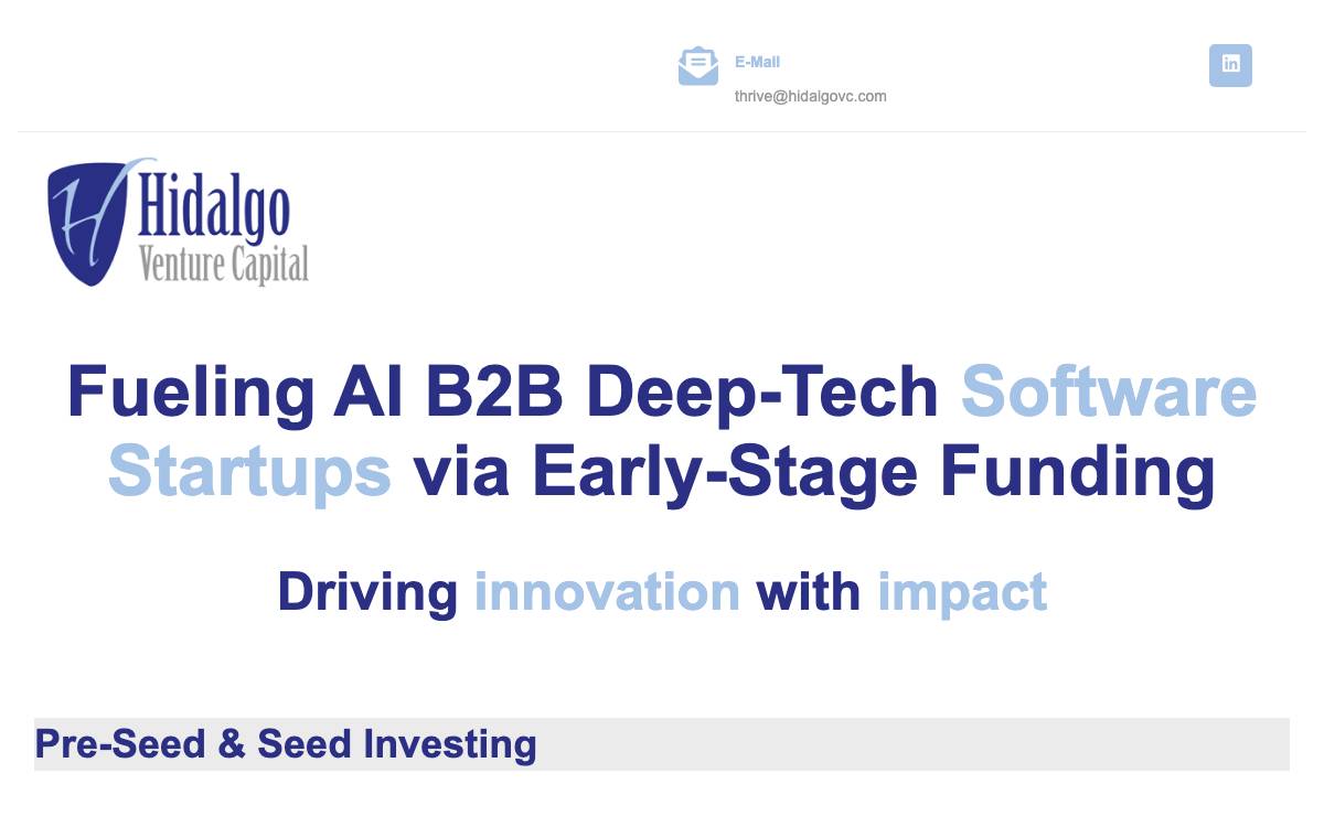 Hidalgo Venture Capital website preview