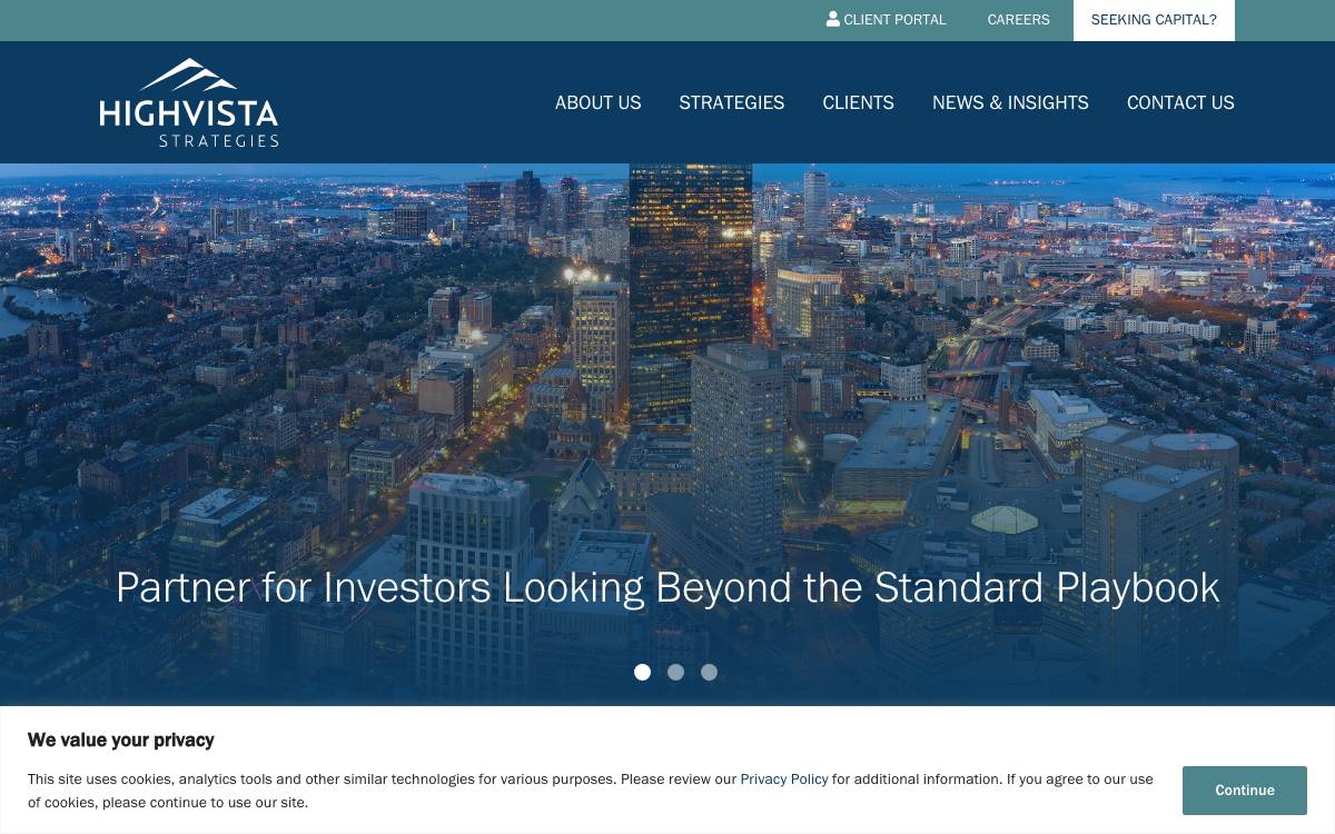 HighVista website preview