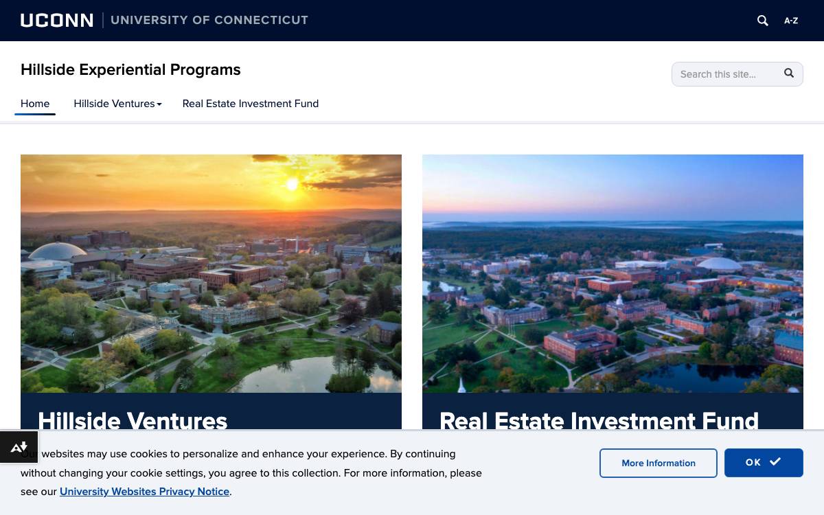Hillside Ventures website preview