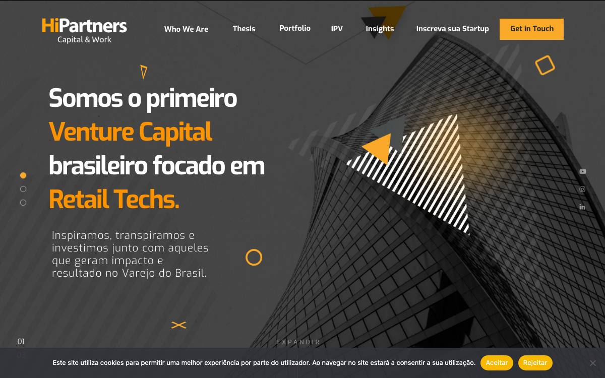 HiPartners Capital&Work website preview