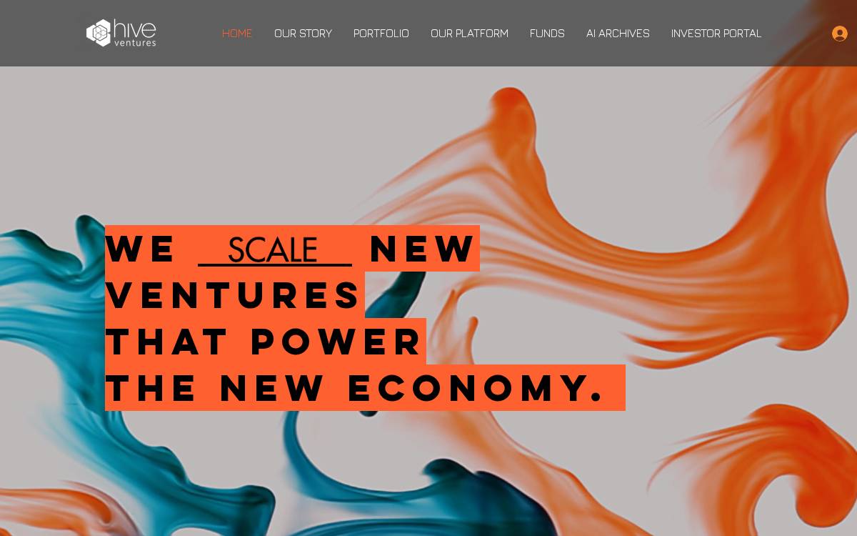 Hive Ventures website preview