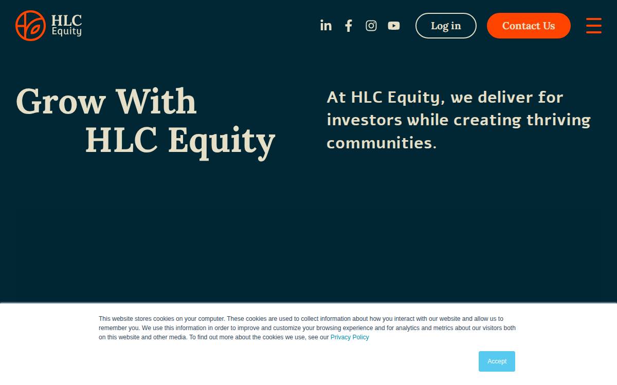 HLC Series Investments website preview