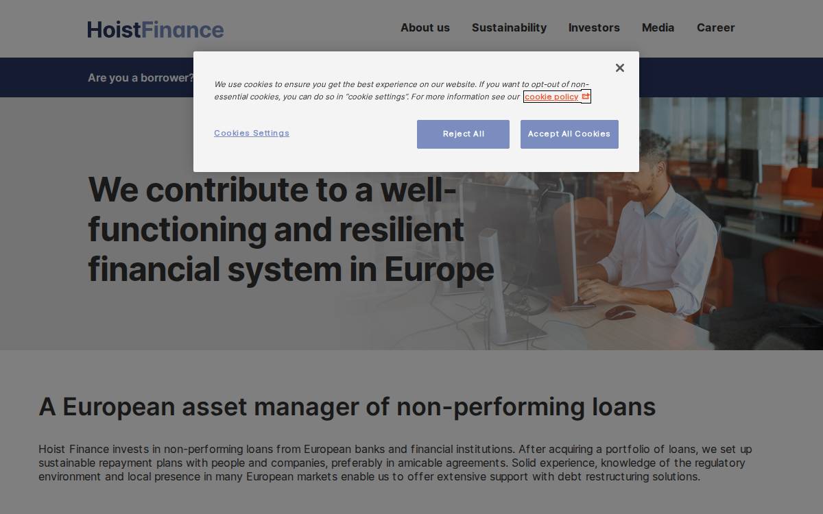 Hoist Fund website preview