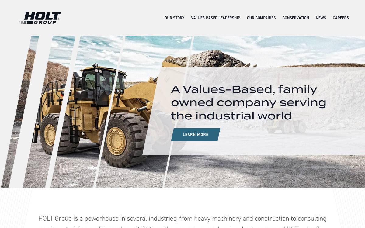 HOLT Ventures website preview