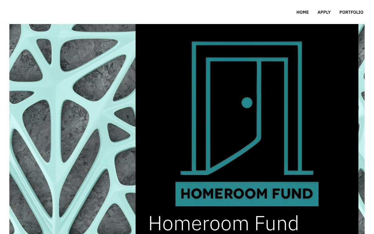 Homeroom Fund website preview