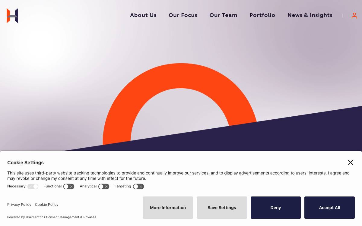 Horizon Capital website preview