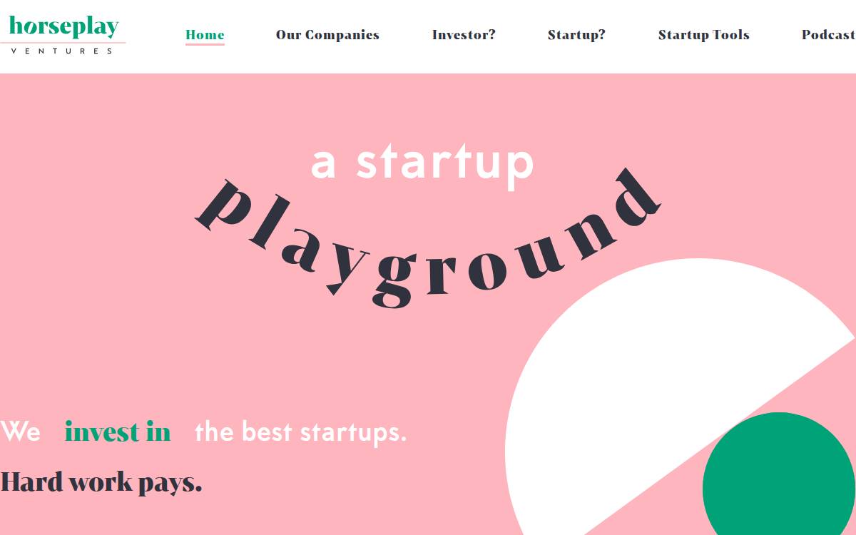 Horseplay Ventures website preview