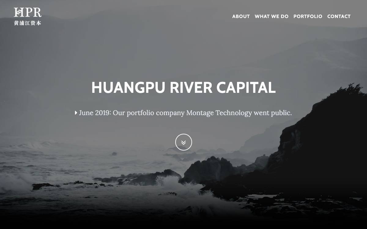 Huangpu River Capital website preview