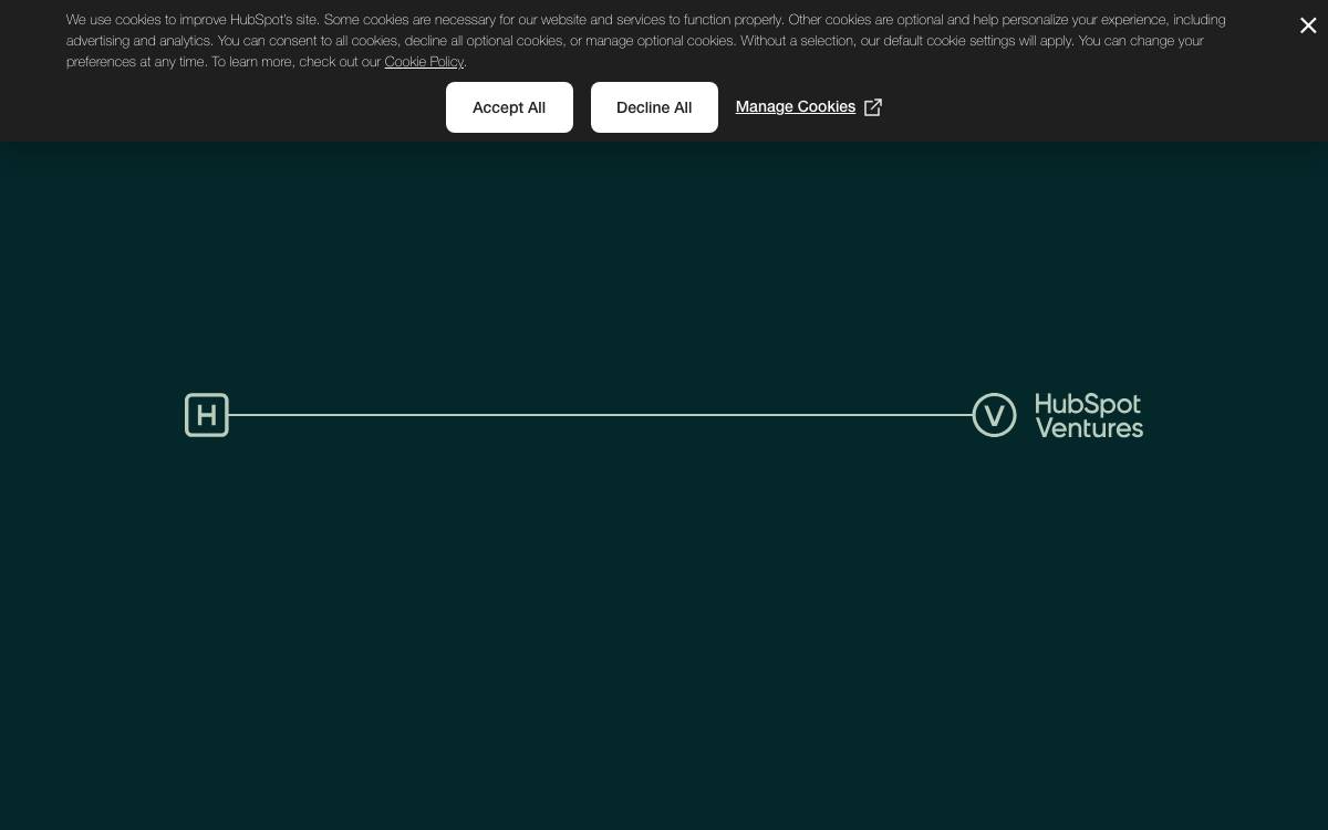 HubSpot Ventures website preview