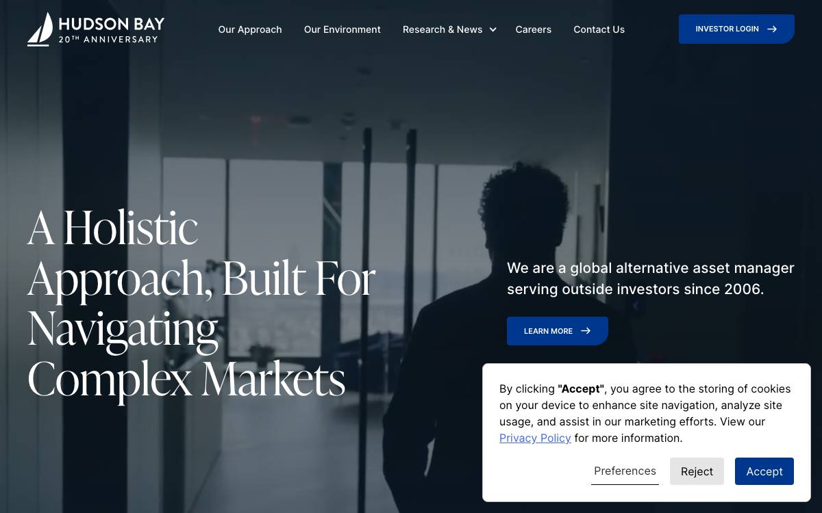 Hudson Bay website preview