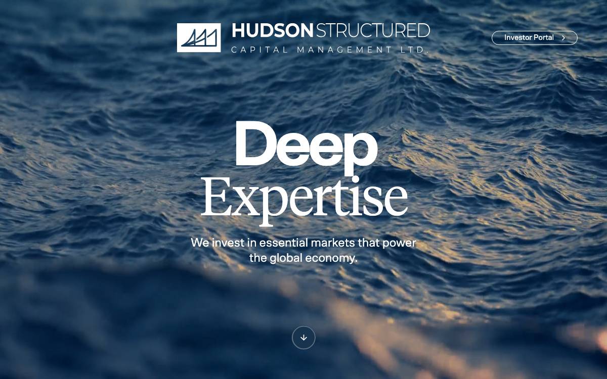 Hudson Structured Capital Management website preview