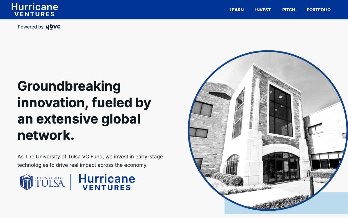 Hurricane Ventures website preview