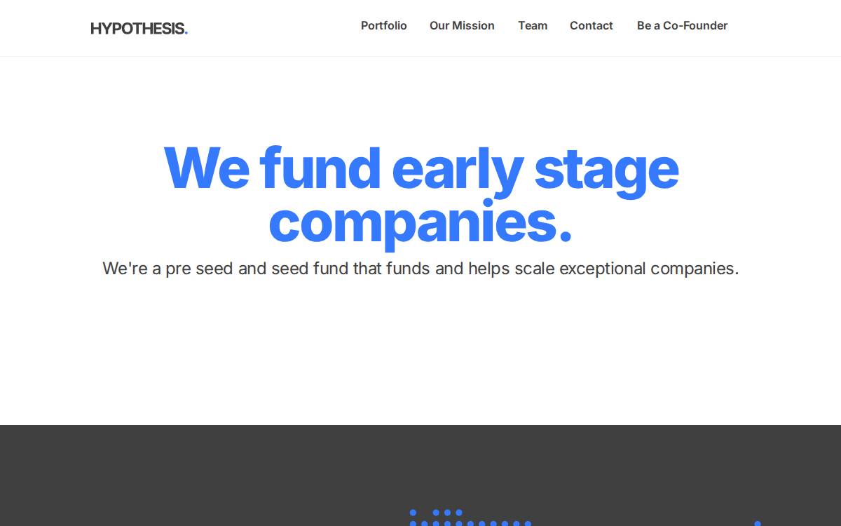 Hypothesis website preview