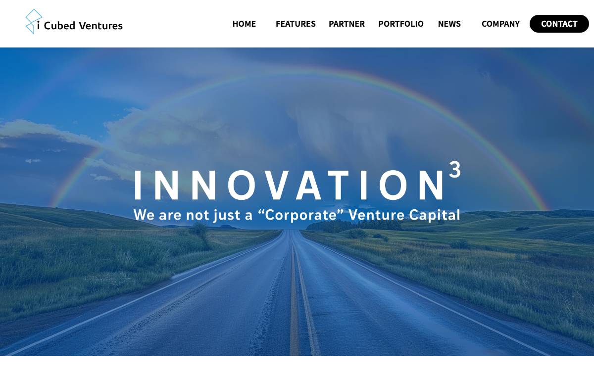 i Cubed Ventures website preview