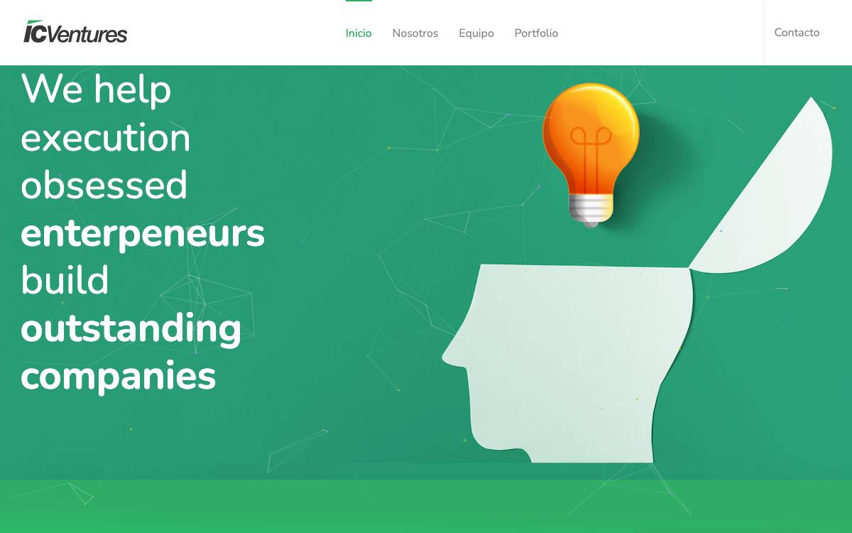 IC Ventures website preview
