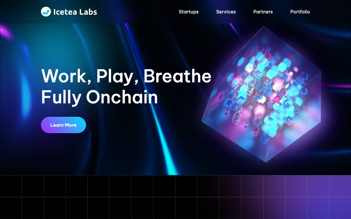 Icetea Labs website preview