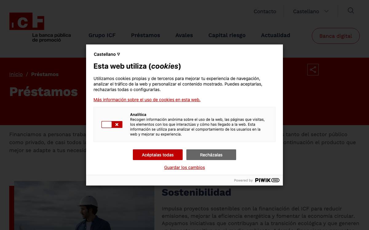 ICF Capital website preview
