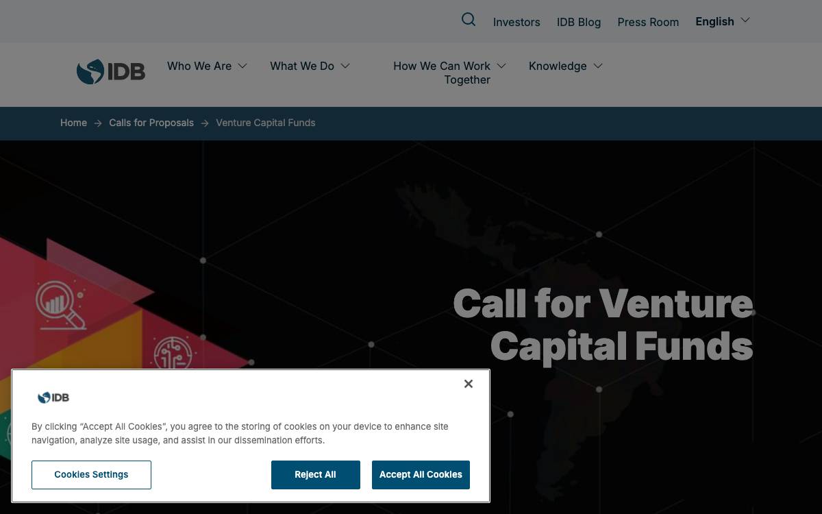 IDB Lab website preview