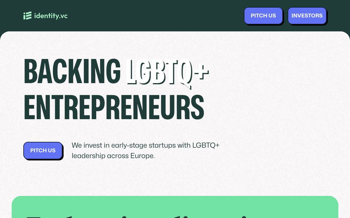 Identity.vc website preview