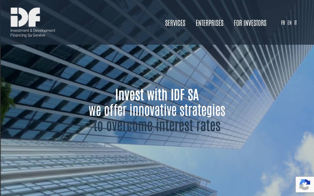 IDF SA website preview