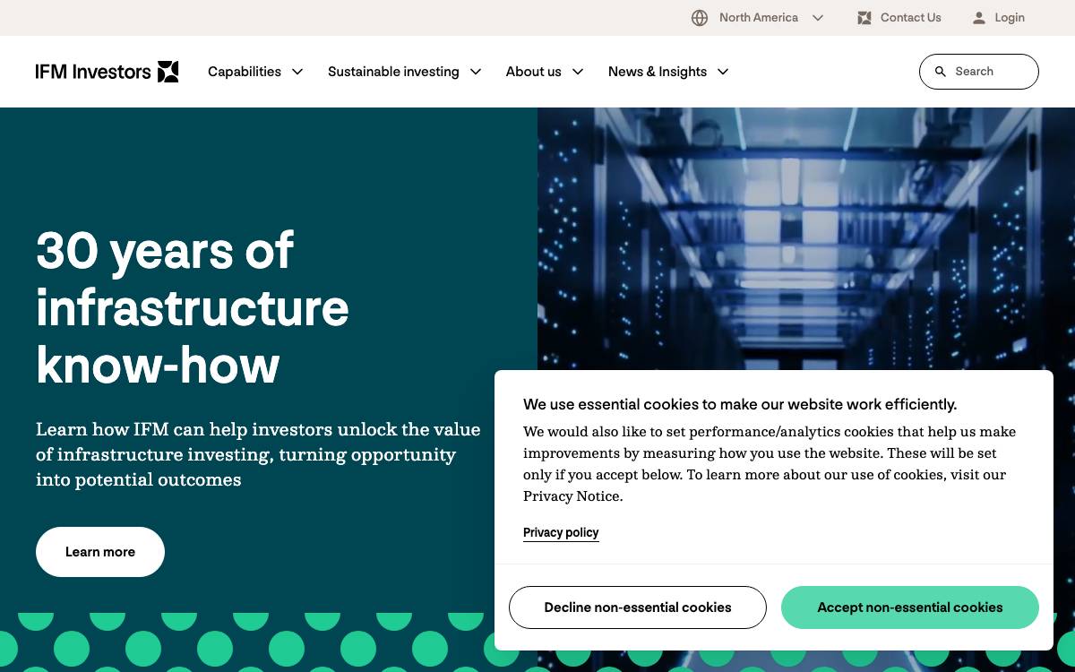 IFM Investors website preview