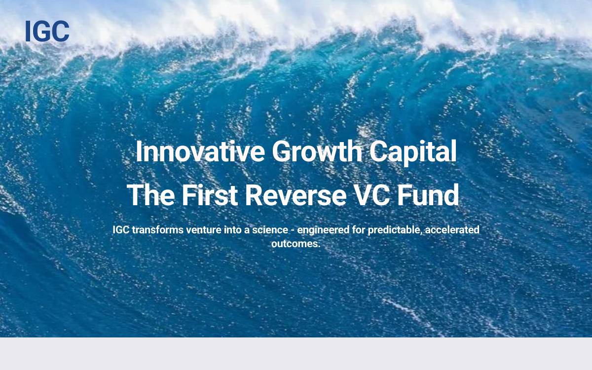 IGC - Innovative Growth Capital website preview