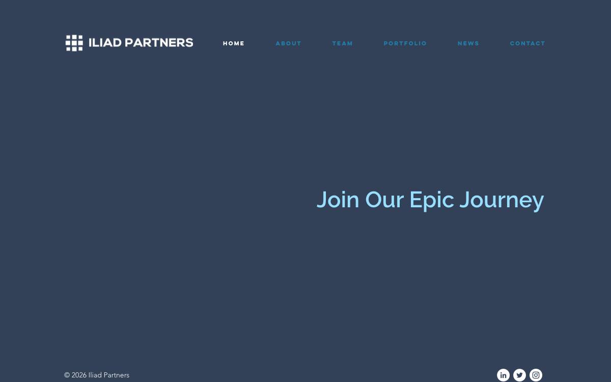 Iliad Partners website preview
