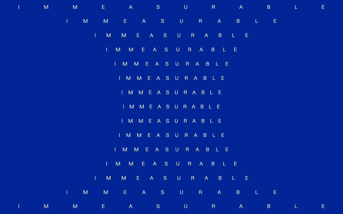 Immeasurable website preview