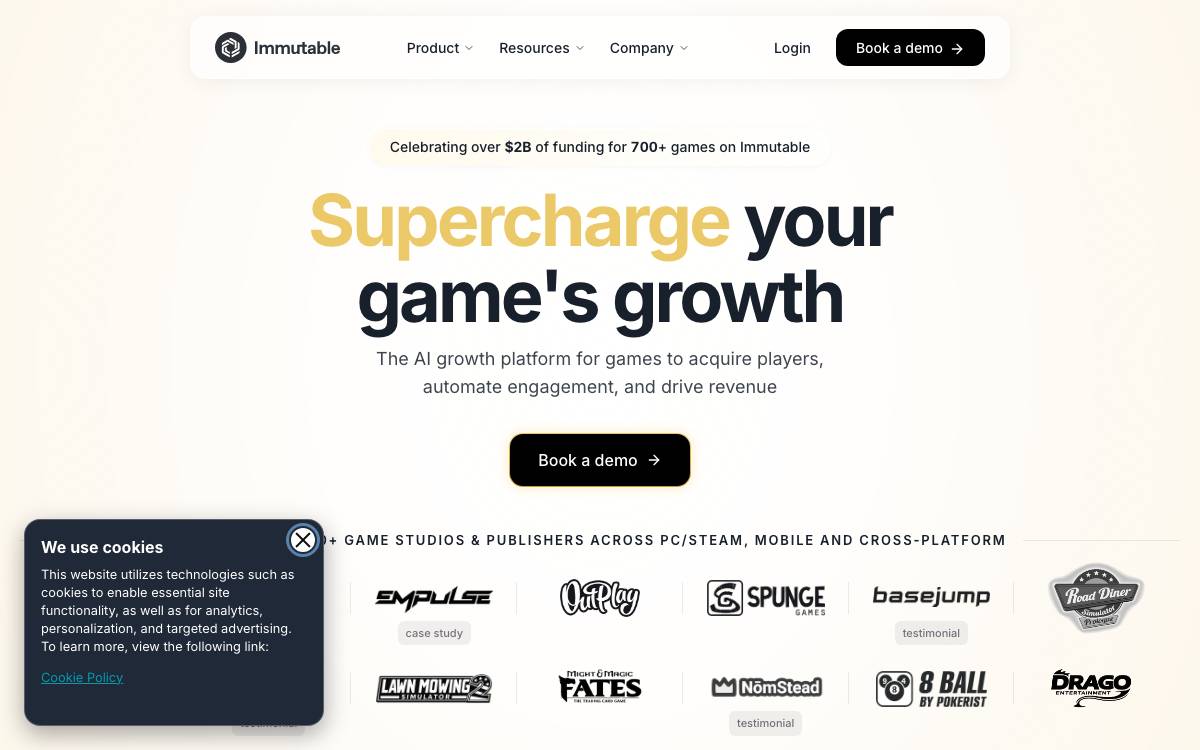 Immutable website preview