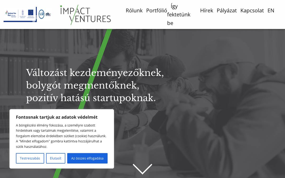 Impact Ventures website preview