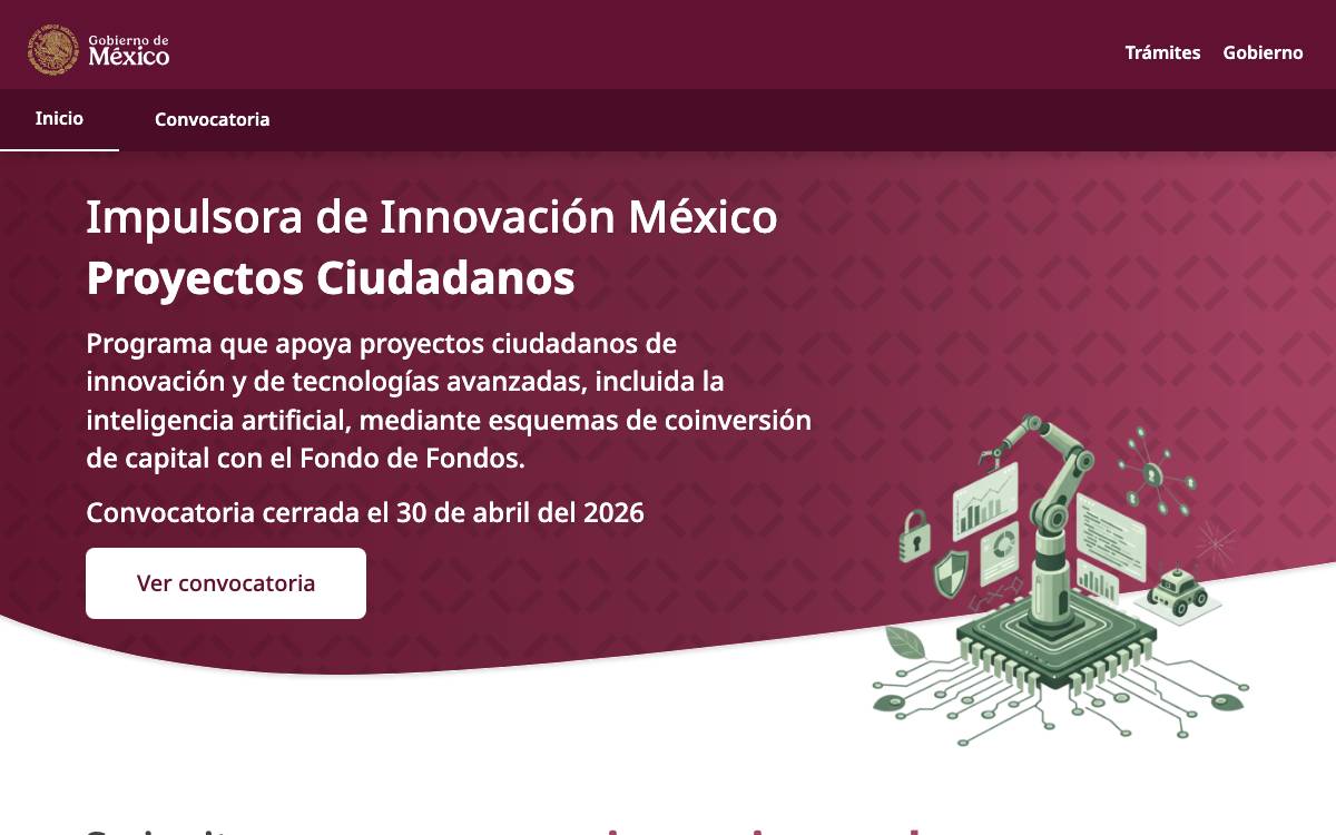 Impulsora de Innovacion Mexico website preview