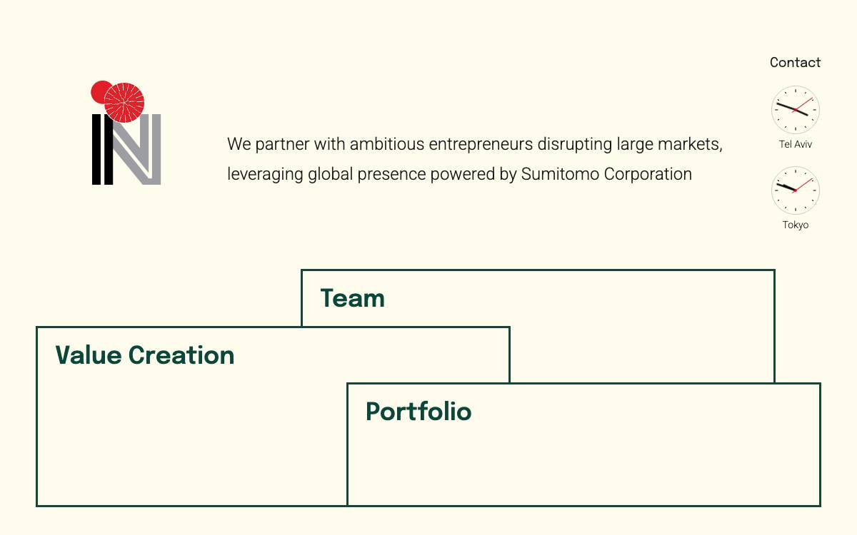 IN Venture website preview