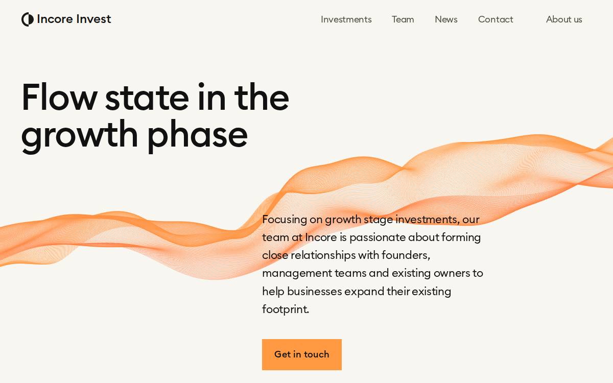 Incore Invest website preview